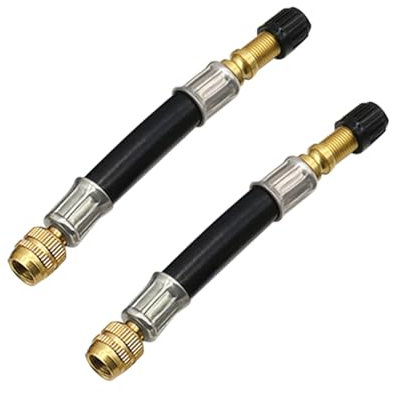 2 Piezas Tubería De Extensión De La Válvula, Adaptador De Válvula, Tubo De Extensión De La Válvula Flexible, Accesorios De Válvulas, Accesorios De Neumáticos.