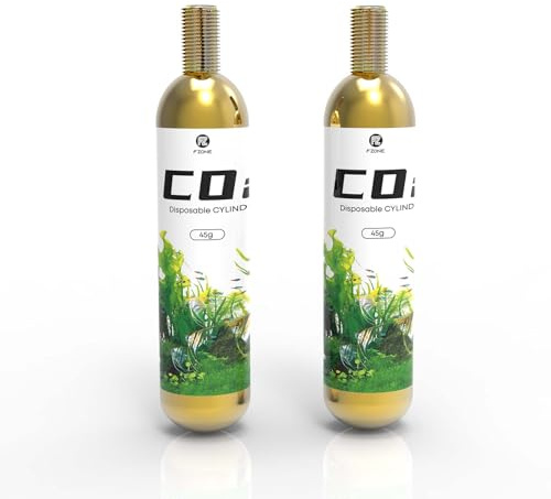 FZONE 45g Disposable CO2 Cartridges with 5/8 Threaded Interfaces (2-Pack)