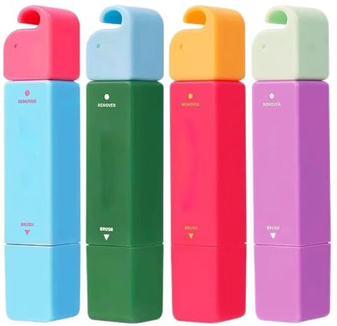 4er-Pack Fleckenentferner-Stifte, Reise-Fleckenentferner Für Kleidung, Doppelkopf, Waschfrei, Entfernt Ölflecken Von Blut, Essen, Getränken, Schmutz Und Make-up – Reisefreundlicher Doppelkopf-Bleichst