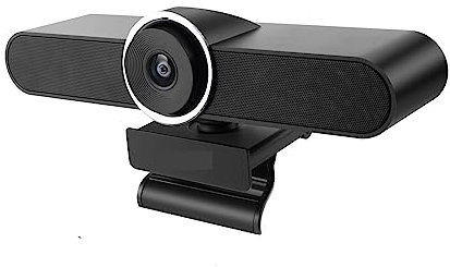 RDVXI Webcam, Webcam for PC USB 1080p con Doppio Microfono e Altoparlante for riunioni di Streaming di Computer Smart TV for conferenze, Streaming Live