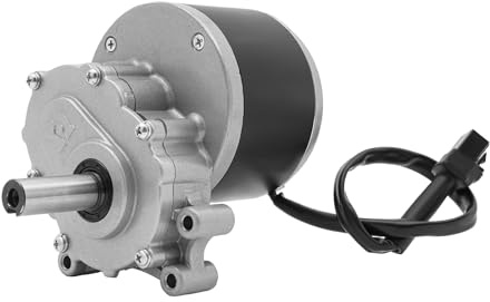 24V 250W Brushed Gear Electric Motor MY1016Z, Brushed DC Motor 75rpm for Electric Wheelchair, Beach Carts