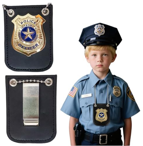 DOVBAN Insignia De Con Collar,Juego De Rol Placa Para Niños,Metal Chapa,Exquisita Placa De Con Cadena,Accesorios Bisfraz,Para Fiesta Disfraces Halloween Carnaval