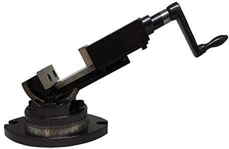PAULIMOT 2-Achsen Maschinenschraubstock 101 mm Backenbreite 360° drehbar