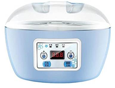 HMTE Yaourtière, Machine électrique avec récipients à Yaourt Automatique électrique Facile yaourtière Machine à brasser Le vin Machine à natto multifonctionnelle (Couleur : Bleu)
