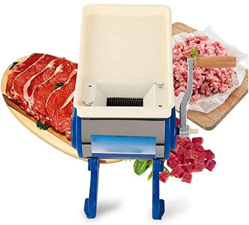 CAJOLI Manual Meat Slicing Machine, Commercial Multi Specification Meat and Vegetable Cutting Machine, Manual Meat Slicing Machine, Chopper,3.5mm
