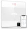 arboleaf Waage Personen Körperanalyse, Körperfettwaage digital mit App und 13 Körpermasse 396lb/180kg, Bluetooth Personenwaage für BMI, Körperfett und Muskeln, Protein, BMR usw. (Weiß)