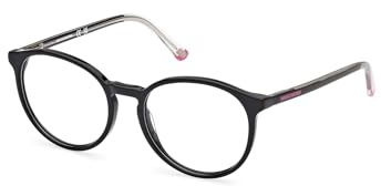 Skechers Brille mit Sehstärke für Unisex optional mit Sonnenbrillentönung oder Blaulichtfilter, Rund, gefertigt aus Acetat (inklusive Brillenetui)