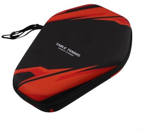 Besttoolifes Tischtennisschläger-Tasche, EVA-Hartschale, Tischtennis-Paddelbox, Aufbewahrungstasche, wasserdichte Hartschale für Tischtennisschläger für 2 Tischtennisschläger und Bälle