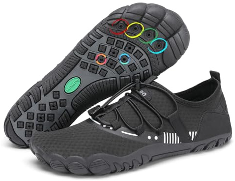 SAGUARO Badeschuhe Damen Herren Wasserschuhe Schwimmschuhe Schnelltrocknende Aquaschuhe Gr.36-48