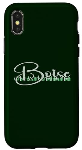 Boise Idaho - Script d'identification Boise Coque pour iPhone X/XS