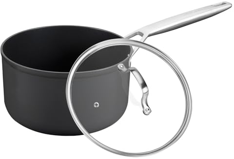 MSMK Marmite à soupe, ne colle pas même en cas de brûlure, induction, résistant aux rayures (1.5QT)