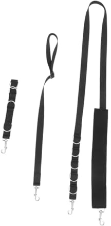 Milisten Verstellbare Sichere Grooming Tisch Leine für Hunde Robustes Schwarzes Hundepflege Seil für Beauty und Badeanwendungen Kompatibel mit Trimmtisch Armhalterungen für Hunde Trainings