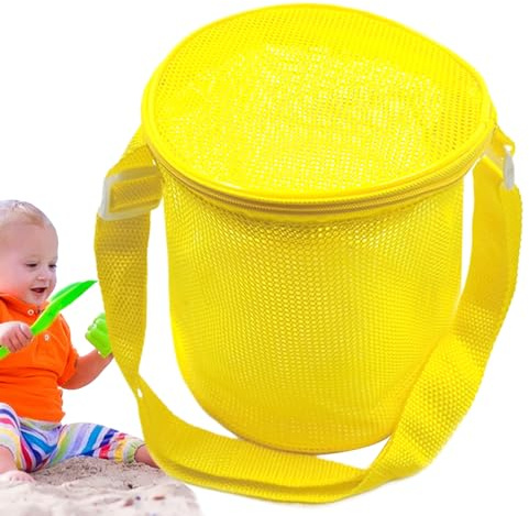 Ruwshuuk Bolsa De Playa De Malla, Bolsa De Transporte De Malla Para Playa Y Piscina, Bandolera Ligera De Viaje Con Correa Ajustable Para Natación Y Cruceros