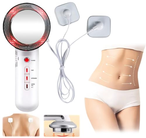 gesundpur VibraShape - Fettverbrenner & Cellulite-Killer in einem 3-in-1 Ultraschall Körperstraffungsgerät - Anticellulite Massagegerät zur Fettverbrennung und Körperformung für Zuhause
