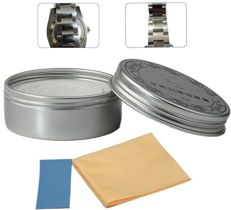 Klockpolering, pasta, smycken – klösborttagare, klocka, poleringspasta, armbandskedjor, klockborttagare, pasta, polering för silversmycken, repskydd guldytor, halsband rengöring