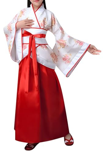Générique Deguisement Chinoise Fille Chine National Style Chinois Scène Théâtre Jouer à L'opéra Cosplay Costume Spectacle Manches Longues Traditionnel Deguisement pour Carnaval