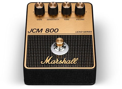 Marshall JCM800 Overdrive/Distortion Pedal - Black and Gold