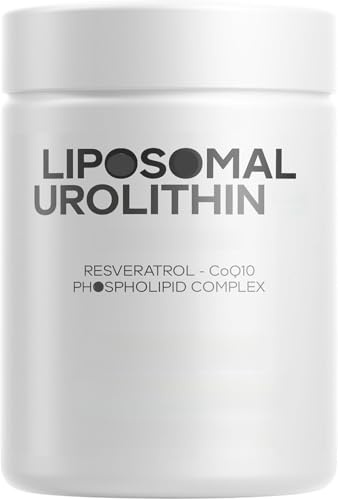 Liposomal urolitin, förbättrar energinivåer, muskelstyrka, uthållighet och koncentration, och främjar absorption