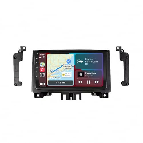 GPS Navi Navigationsgerät 2 Din für Mercedes Benz Sprinter/VW Crafter 2006-2016 Car Play mit Dashcam Sprachsteuerung Karten Navigation Bluetooth Aux Loop, GPS-Navigation, 4 Kern 2G+32G
