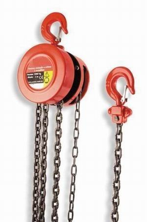 GrecoShop Paranco a Catena Manuale 1T/1000Kg