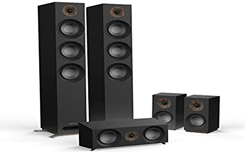Jamo S 809 HCS 5.0canales Negro, Nuez Conjunto de Altavoces - Set de Altavoces (5.0 Canales, Cine en casa, Negro, Nuez)