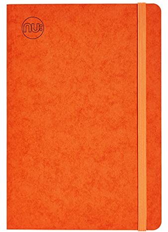 NU: Notebooks - Craze Cloud Range - A5 Journal - Journal Supplies - Stationery Notebooks - Ruled Notepad - Orange - 160 Pages, NU003960-FSC-OR