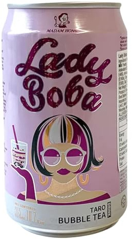 Madam Hong Lady Boba Taro - Té de burbujas (315 ml)