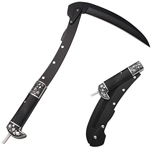 GVDV Faltbar Sichel Garten, Leicht zu Tragen, Klinge 190 mm für Männer