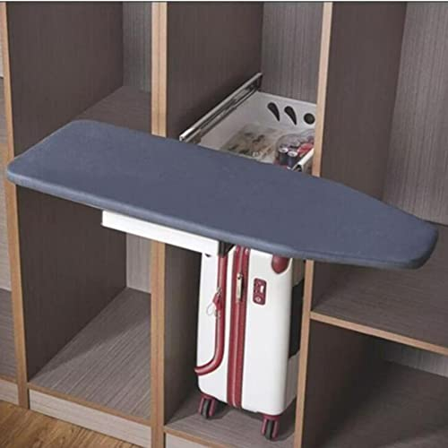 Table à repasser Planche à Repasser Pliable pour Meuble, Table de Repassage avec Housse, Table à Repasser rétractable à Repasser rétractable Placard à Retirer dans l'armoire Facile à Installer Compact