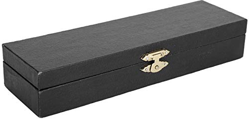 Restokki 17 cm Fagott Ornamente, Miniatur Fagott mit Ständer und Koffer, Miniatur Dekoration, Mini Musikinstrument, Modell, Geschenk Handwer