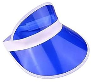 Boolavard Sun Visor Hats Cap Sports Beach Tennis Golf Headwear for Women Men (Blue)