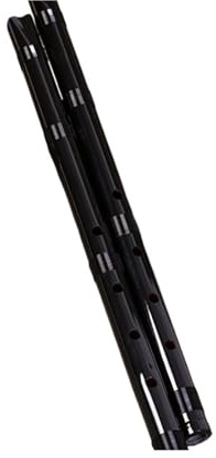bambusflöte 1 Stück Bambus Shakuhachi 5 Löcher Flöte Weiß Bambus Kurz Xiao Holz Musikinstrument (Color : Black)