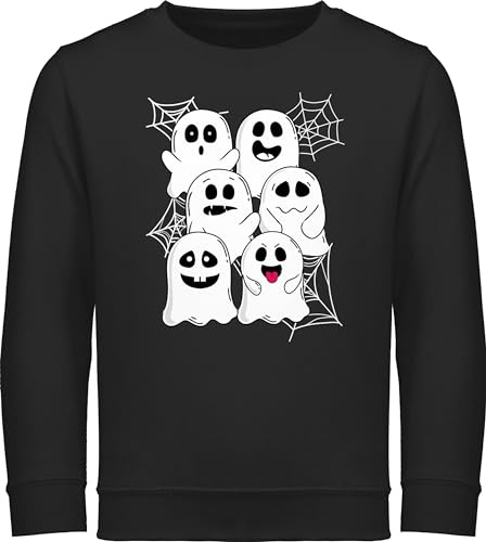 Shirtracer - Sweatshirt Kinder Pullover für Jungen Mädchen - Halloween - Lustige Geister Gespenster Geist Gespenst
