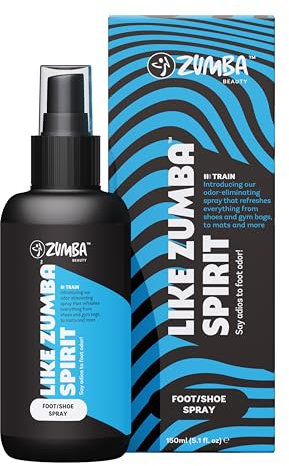 Zumba Beauty Schuhdeo - 150ml - Wirksames Schuhspray gegen Geruch als Schuh Deo Spray oder Fußdeo, Angenehem riechender Schuh Geruchsentferner Minze