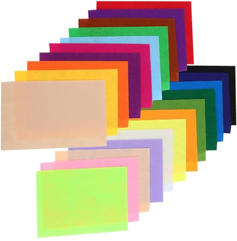 KONTONTY 22 Filzplatten zum Nähen Kinder Bunter Patchwork Quiltfilz aus Filz Geeignet für Kindergarten und Kreative Bastelprojekte zu Hause