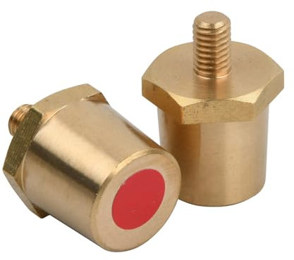 Joyan 2 pezzi M6 Adattatore Terminale Batteria, Morsetti per Batteria, Coppia Adattatore Terminale Batteria In Ottone per Batterie Auto Al Litio