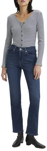 Levi's Classic Straight Vaqueros, Lapis Dark Horse_lse, 31W / 28L para Mujer