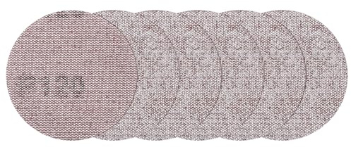 sourcing map Lot de 32 disques abrasifs en maille de 75 mm, grain 120, sans poussière, pour cloison sèche et sol