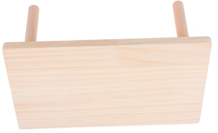 MUELODSIC Hamster Spielplattform Holz 25x15x11cm Kletterbrett Robust Haustierspielzeug Kleintierkäfig Zubehör Für Hamster Und Kleine Nager