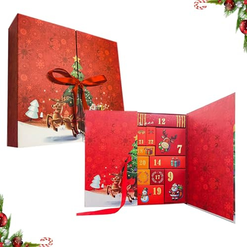 Calendario Avvento Vuoto Da Riempire,scatole Per Calendario Avvento,calendar To Fill Yourself,24 Scatole Regali Natale Da Riempire Fai Da Te Scatole Carta Per Feste Natalizie-1set
