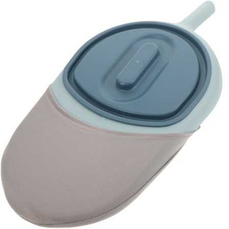ifundom Pot de Chambre Portable en Plastique Épais Bleu Clair et Bleu Foncé, Bassin de Lit pour Personnes Âgées et Femmes, 1 Pièce, Urinoir Pratique Poignée Ergonomique, Couleur Aléatoire