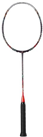 Professionell Badmintonracket, A1 TAAN Carbon Badmintonracket YUJIAN Galaxy High Tension 4U Speed Attack Type Badminton set med 2 greppband, 1 racketficka (Besträng strängning)