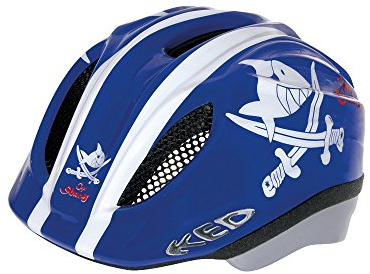 Bike Fashion Jungen Radhelm 46-51cm Tüv/gs Capt`n Sharky, Mehrfarbig, S, 2206928