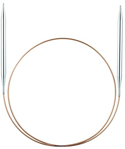 Addi Rundstricknadel 80 cm 1,5 mm Messingspitze + Goldseil