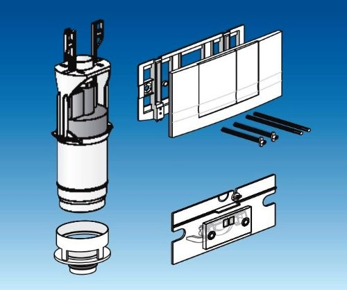 Friatec WC Modernisierungsset Friabloc F100 auf F102, 2 Mengen weiß