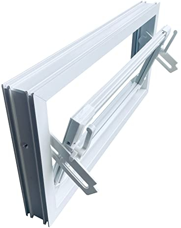 Kippfenster weiss 80 x 60 cm Isolierglas