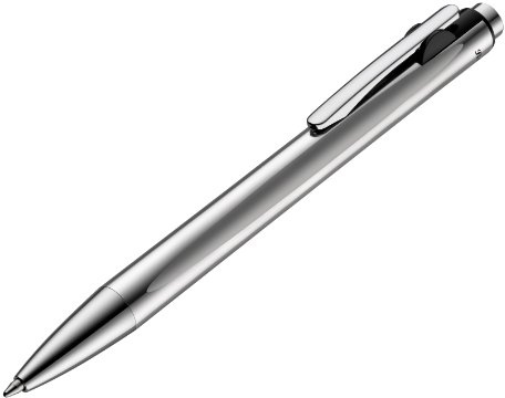 Pelikan Snap K10 Kugelschreiber, silber/silber Schreibfarbe schwarz