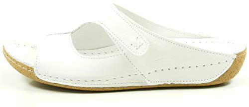Andrea Conti Damen 0773402 Pantoletten, Weiß Weiß 001, 39 EU