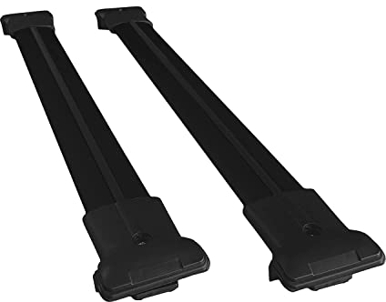 RE&AR Tuning Compatibile con Dacia Duster 2 (HM) 2018-2024 FLY Model Barre Tetto Portapacchi Auto Barre Portatutto Nero Alluminio 2 Barre