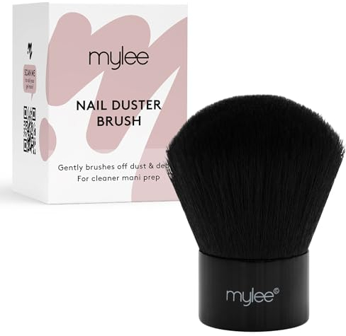 Mylee Pennello Duster Brush per Spolverare le Unghie, Rimuove Polvere della Limatura, per Glitter, Unghie in Acrilico e Nail Art, Spazzola Pratica e Facile da Usare, Compatta, Precisa e Comoda